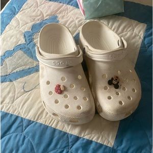 Crocs size 9 white